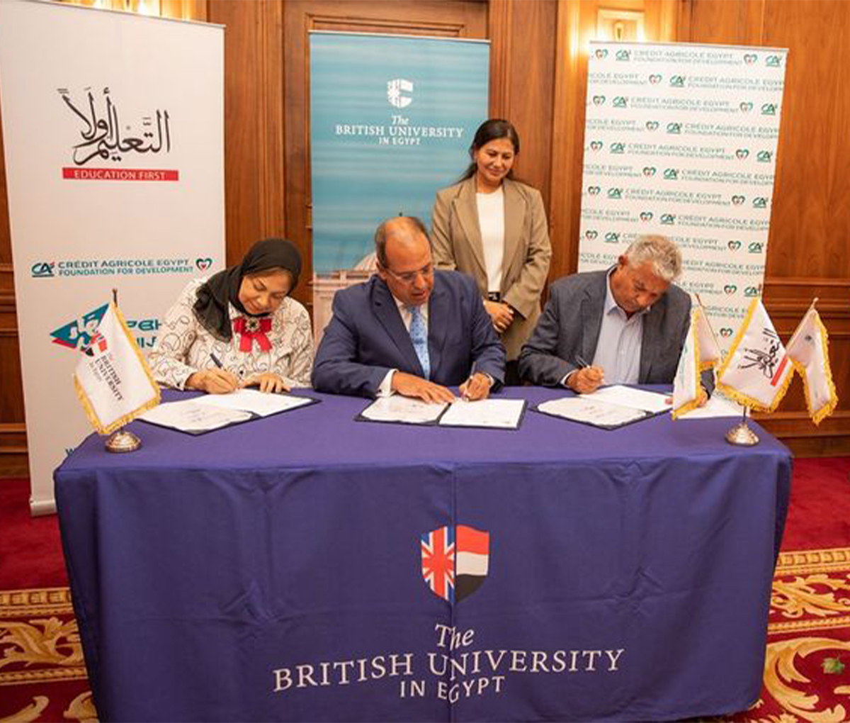 Crédit Agricole Egypt Foundation for Development & Education First Foundation sign Cooperation Protocol with BUE Crédit Agricole Egypt Foundation for Development & Education First Foundation sign Cooperation Protocol with BUE